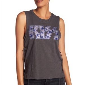Lucky brand kiss band tank top